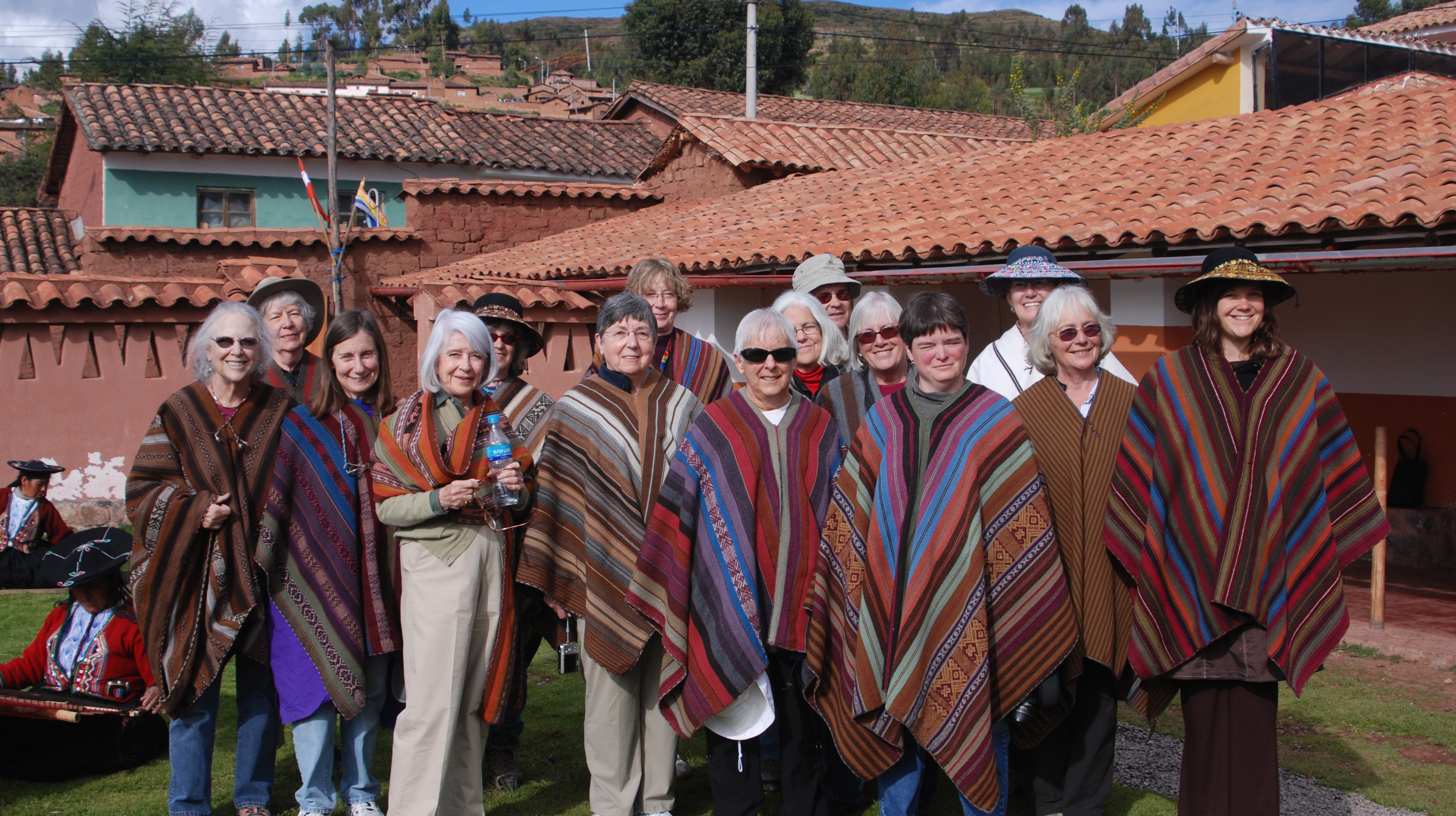 Visitors-with-ponchos