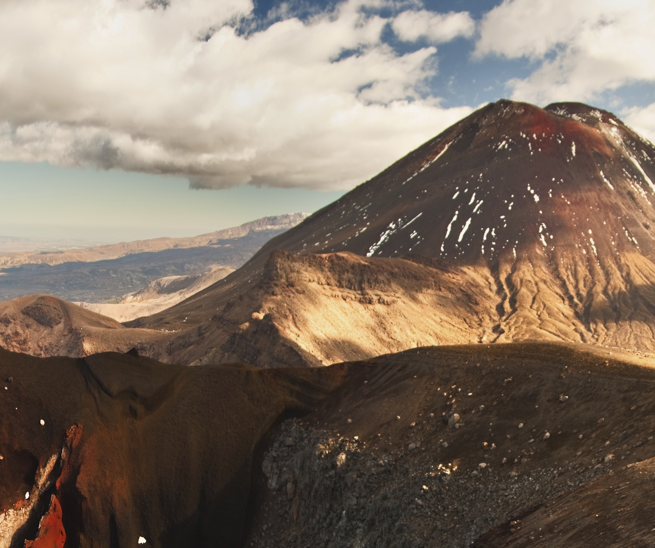 Mt Ngauruhoe panorama