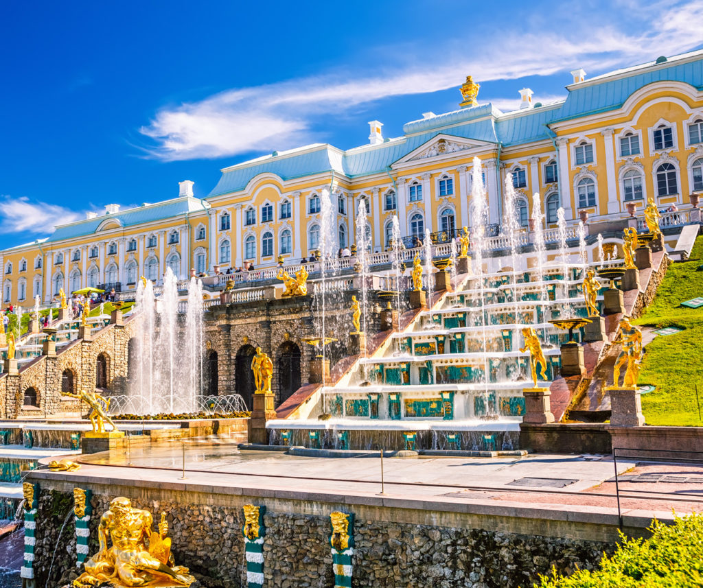 Grand Cascade in Peterhof, St Petersburg