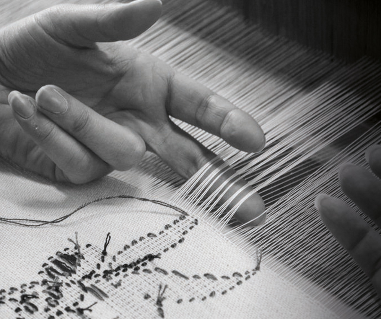 Hand weaving in Italy