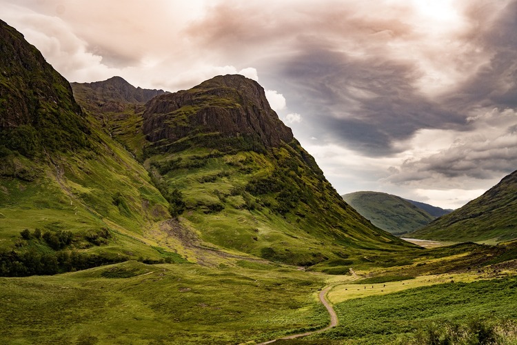 green mountains Glencoe National Nature Reserve