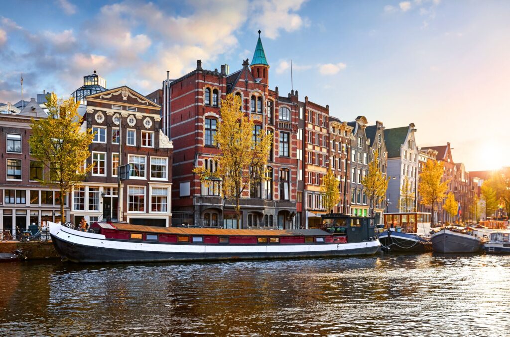 Amsterdam in the fall 