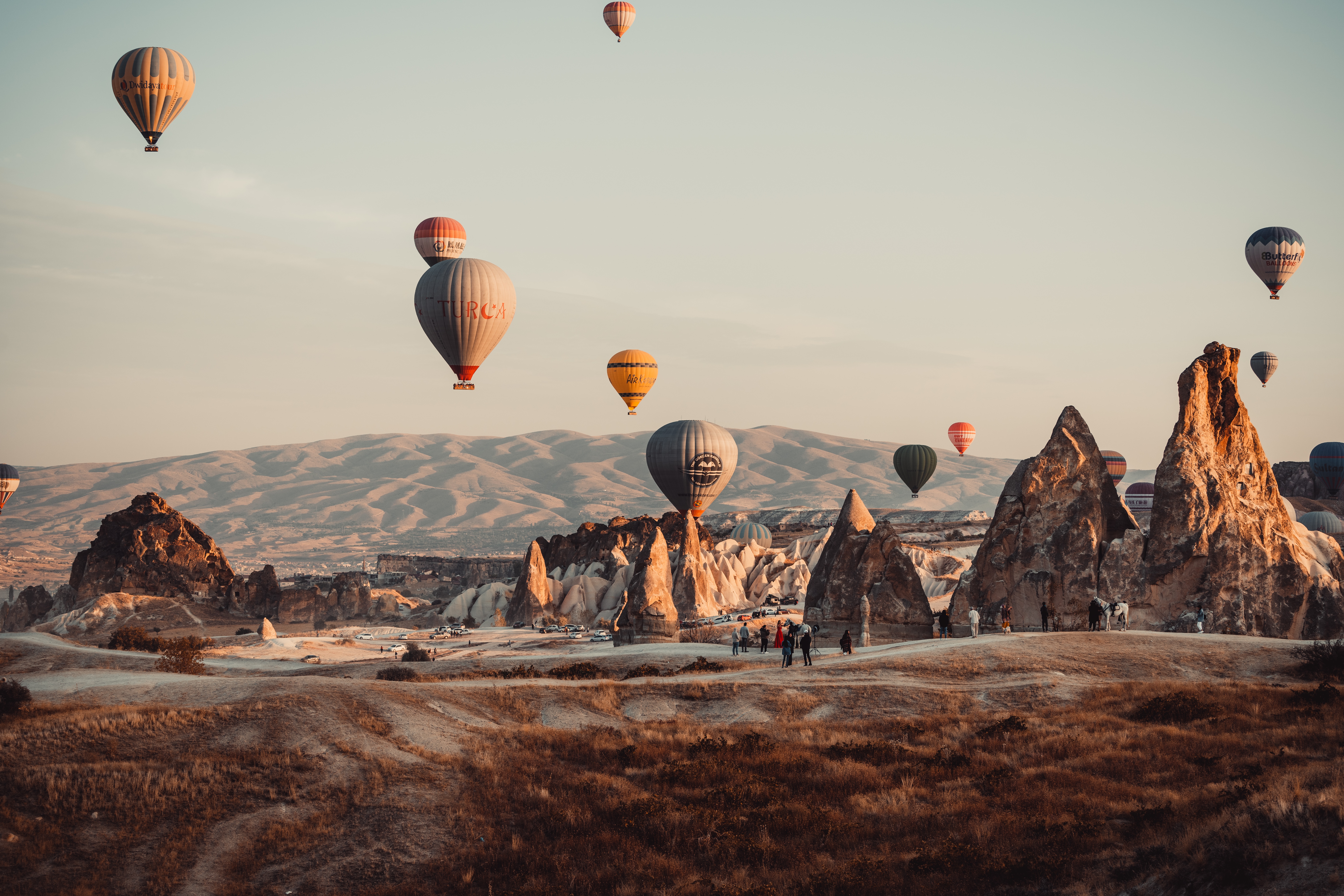 Hot air baloons in Cappadocia