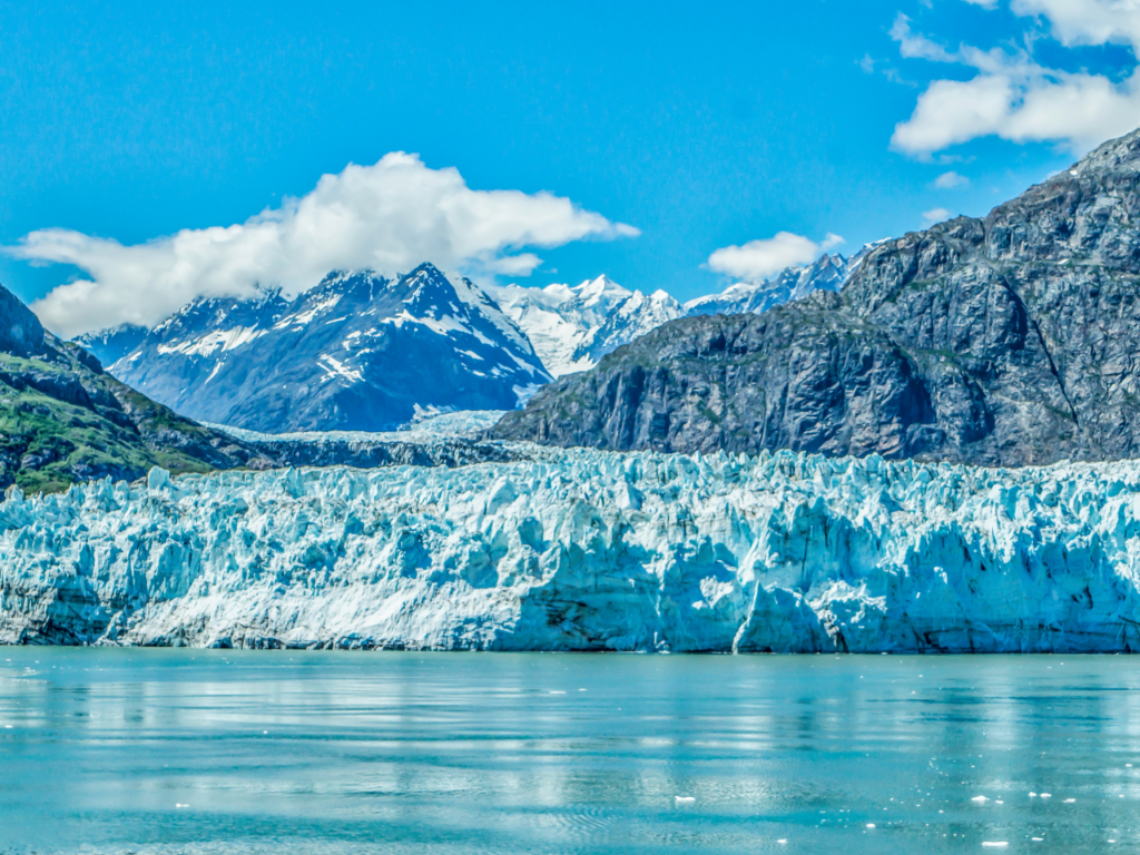 Glacier field in Alaska