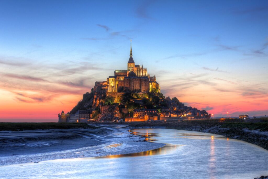 Mont Saint-Michel in Normandy, France