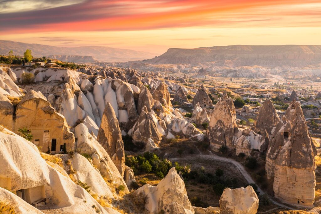 Sunrise over Goreme, Cappadocia, Turkey