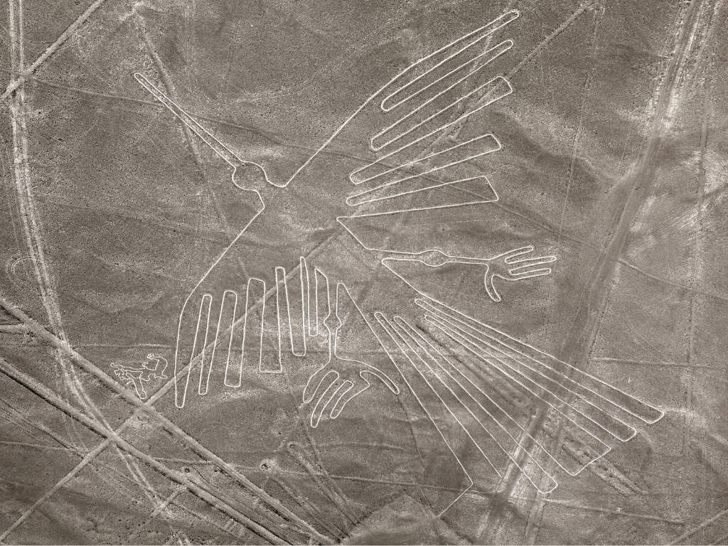 nazca lines birds eye view