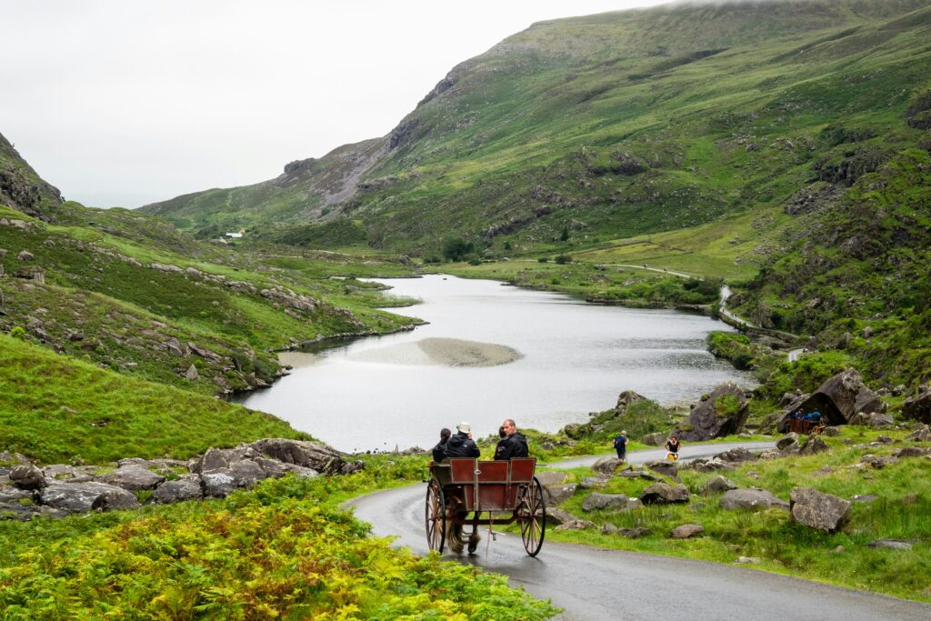 horse drawn carriage through killarney ireland