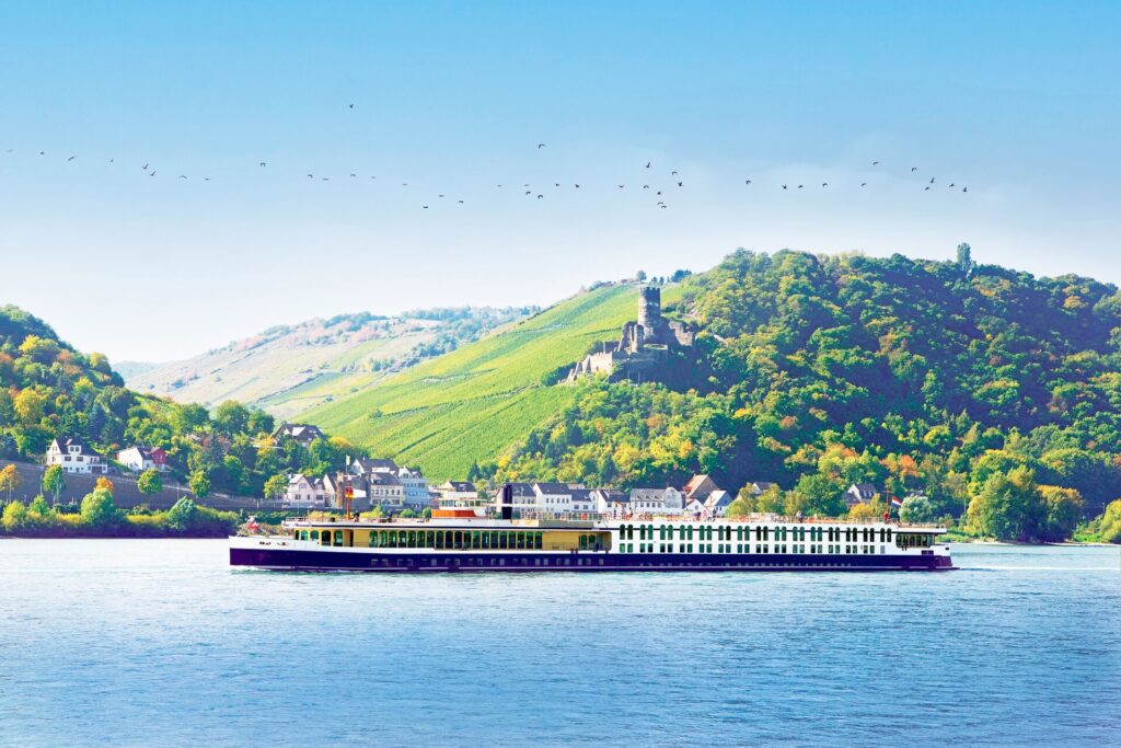 Trafalgar verity ship exterior on the rhine river