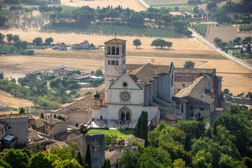hilltop town of assisi