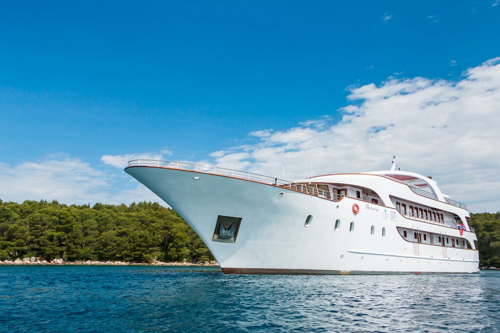 luxury cruise ship on Dalmation Elegance