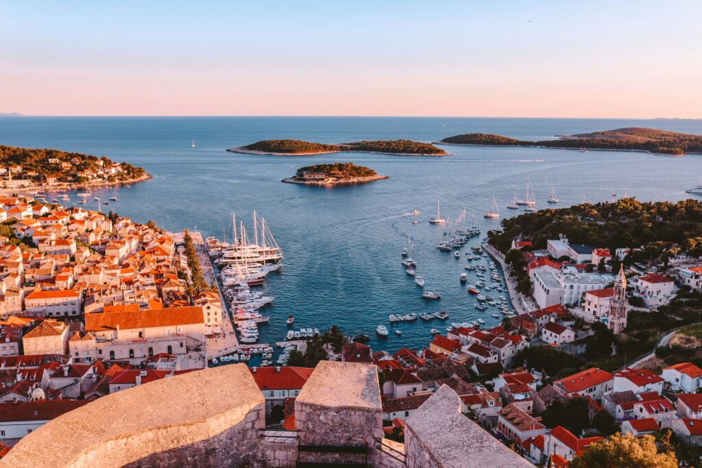 golden hour in hvar, croatia