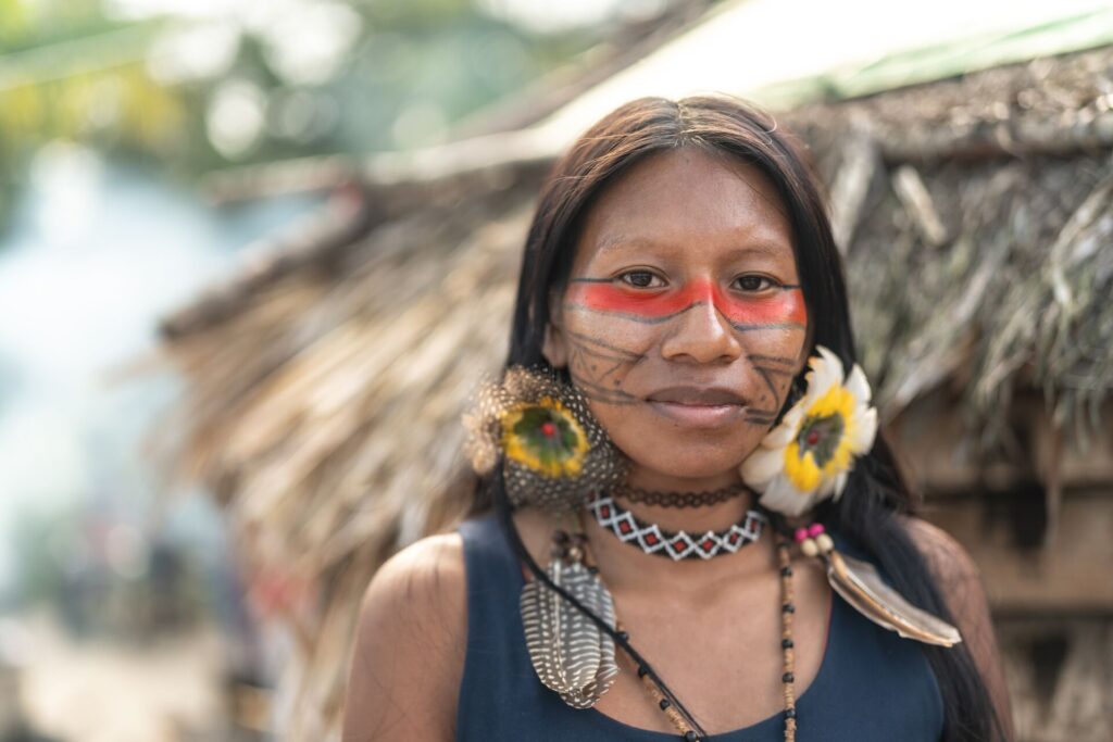 Young Guaraní woman