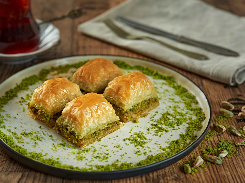 Pistachio baklava