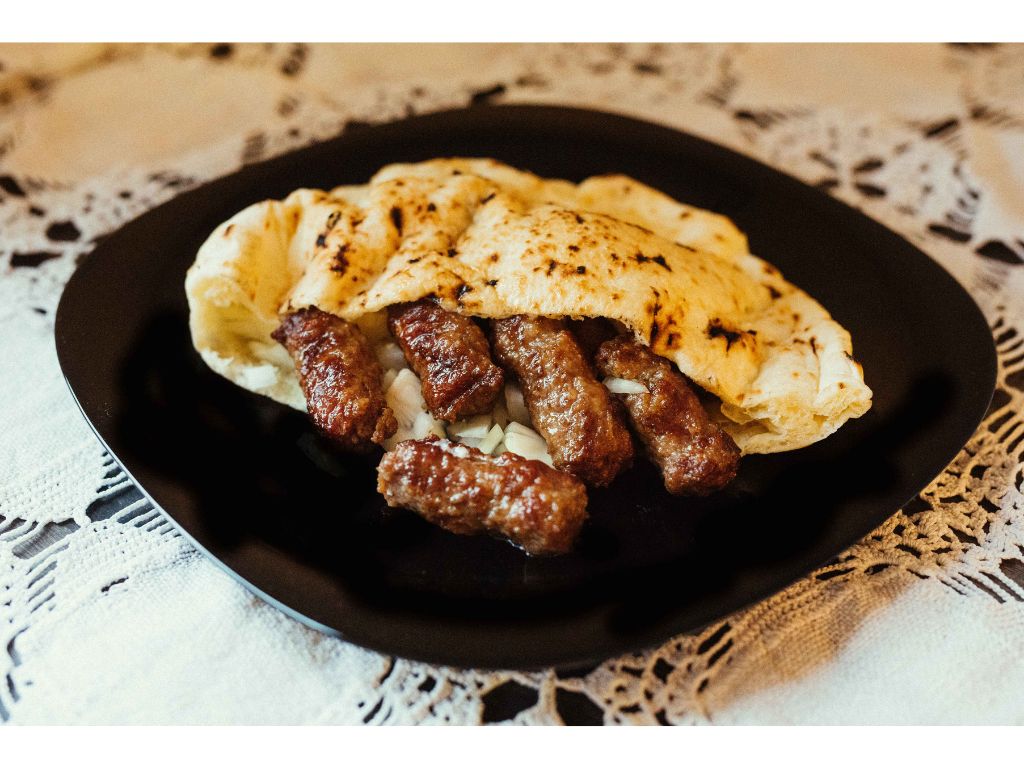 Dish of Balkan Cevapi 