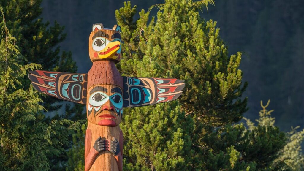 Saxman Village totem, Ketchikan, Alaska