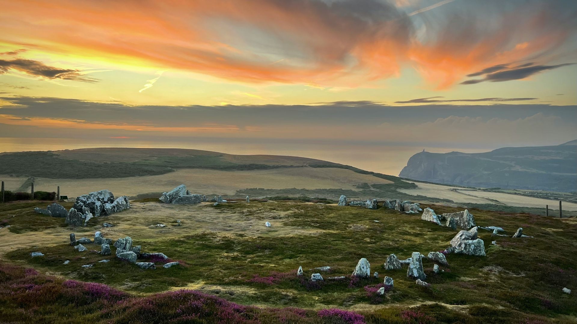 Druid Circle in Port Erin, United Kingdom