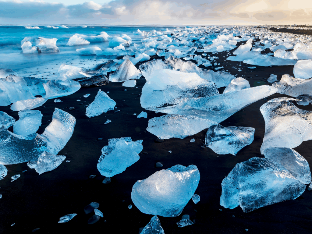 Jökulsárlón Glacier closeup