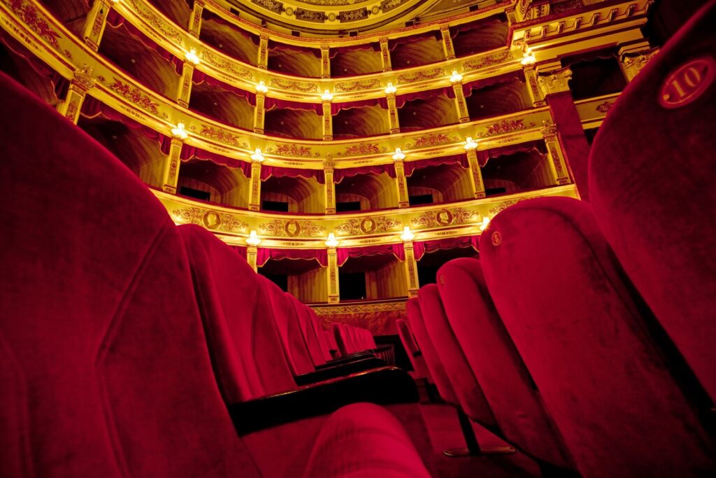 red velvet theater seats