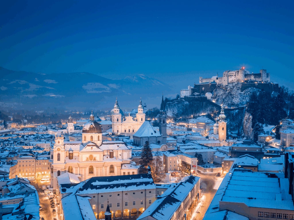 Salzburg in winter
