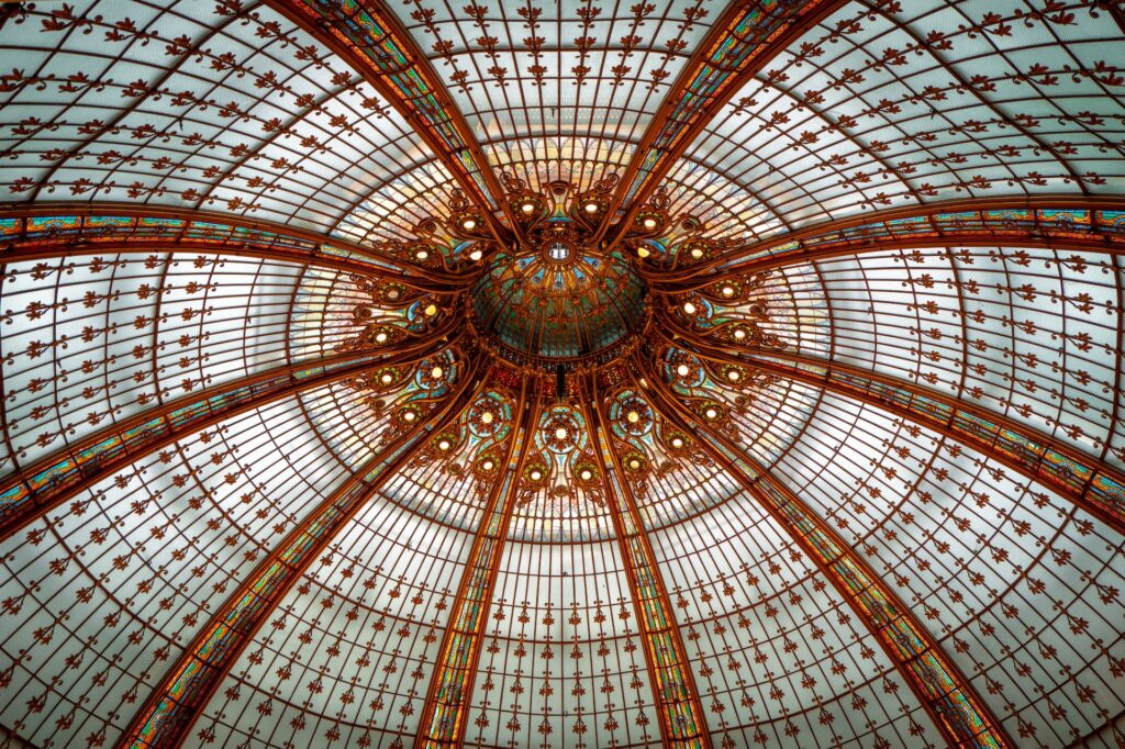 Galeries Lafayette Haussmann glass dome