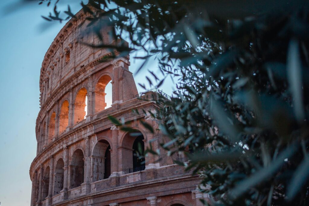 colosseum at sunrise