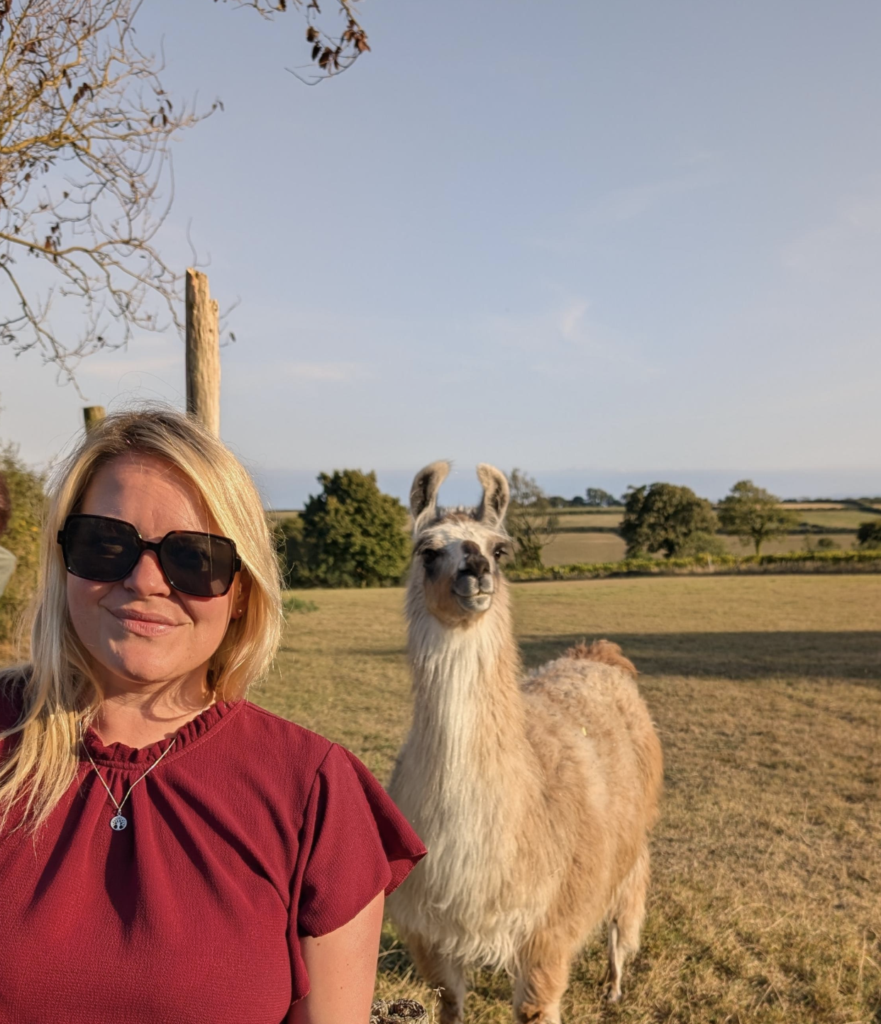 Travel Director Aileen on tour