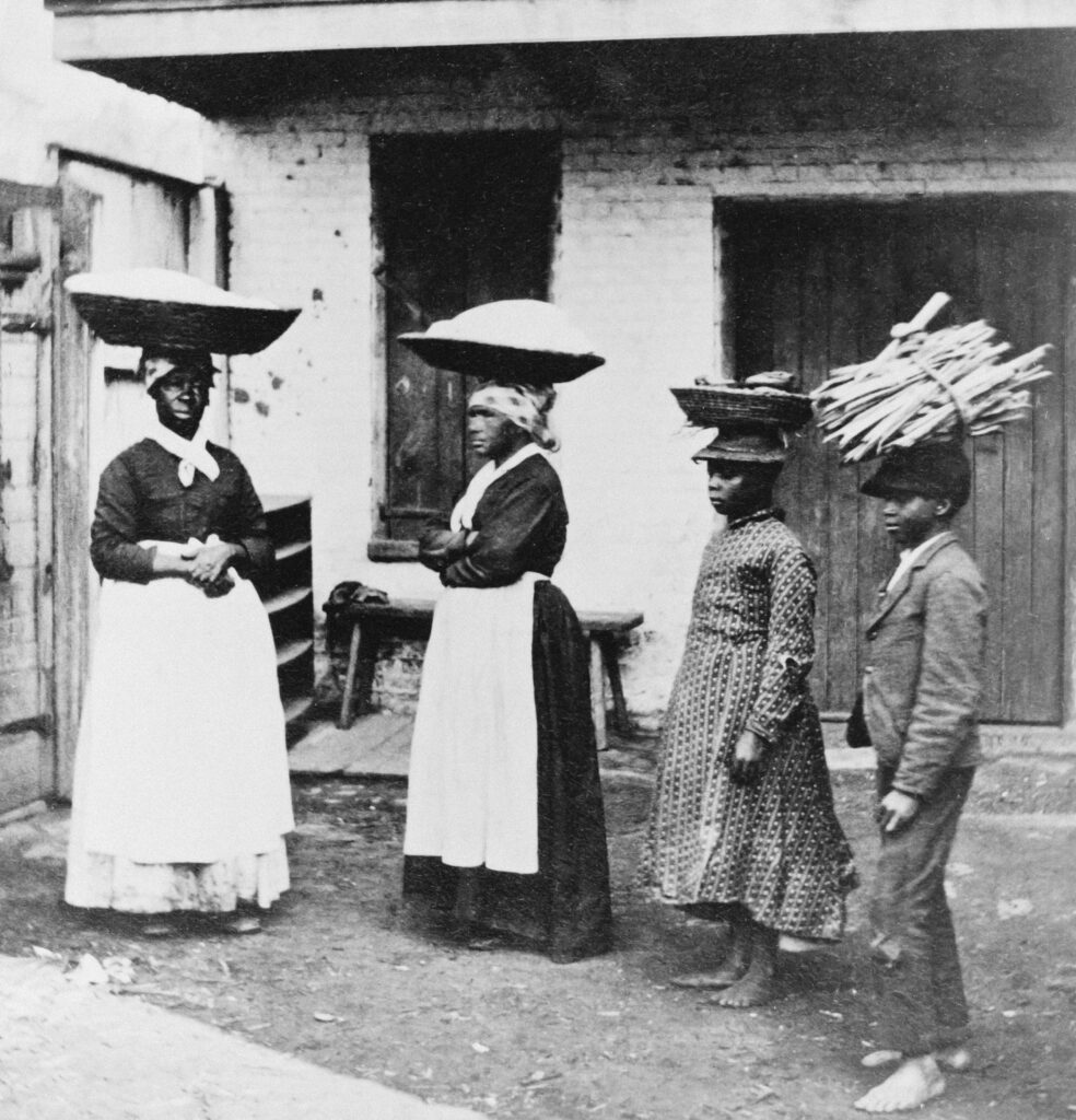 African Americans working, Charleston, S.C.: Street venders]. By Kilburn Brothers, c1879. Library of Congress Prints & Photographs Division.