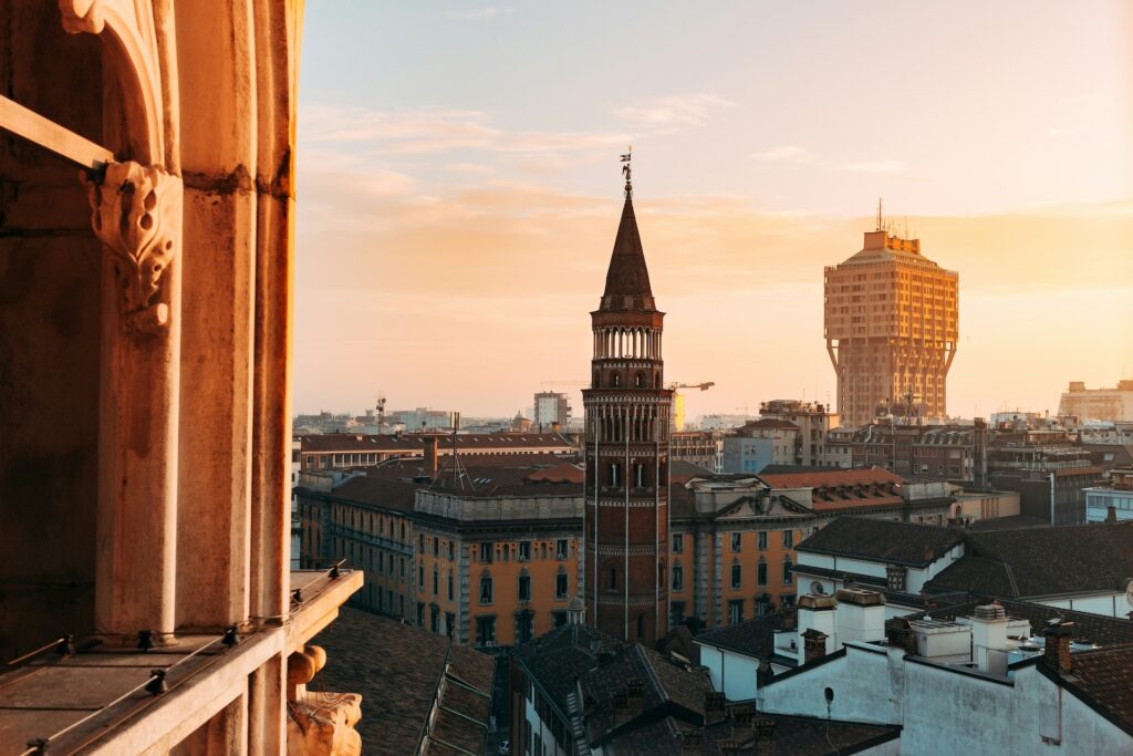milan skyline