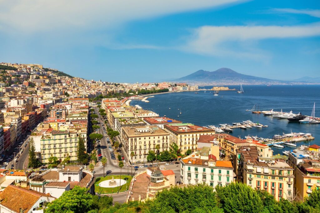 naples overhead view