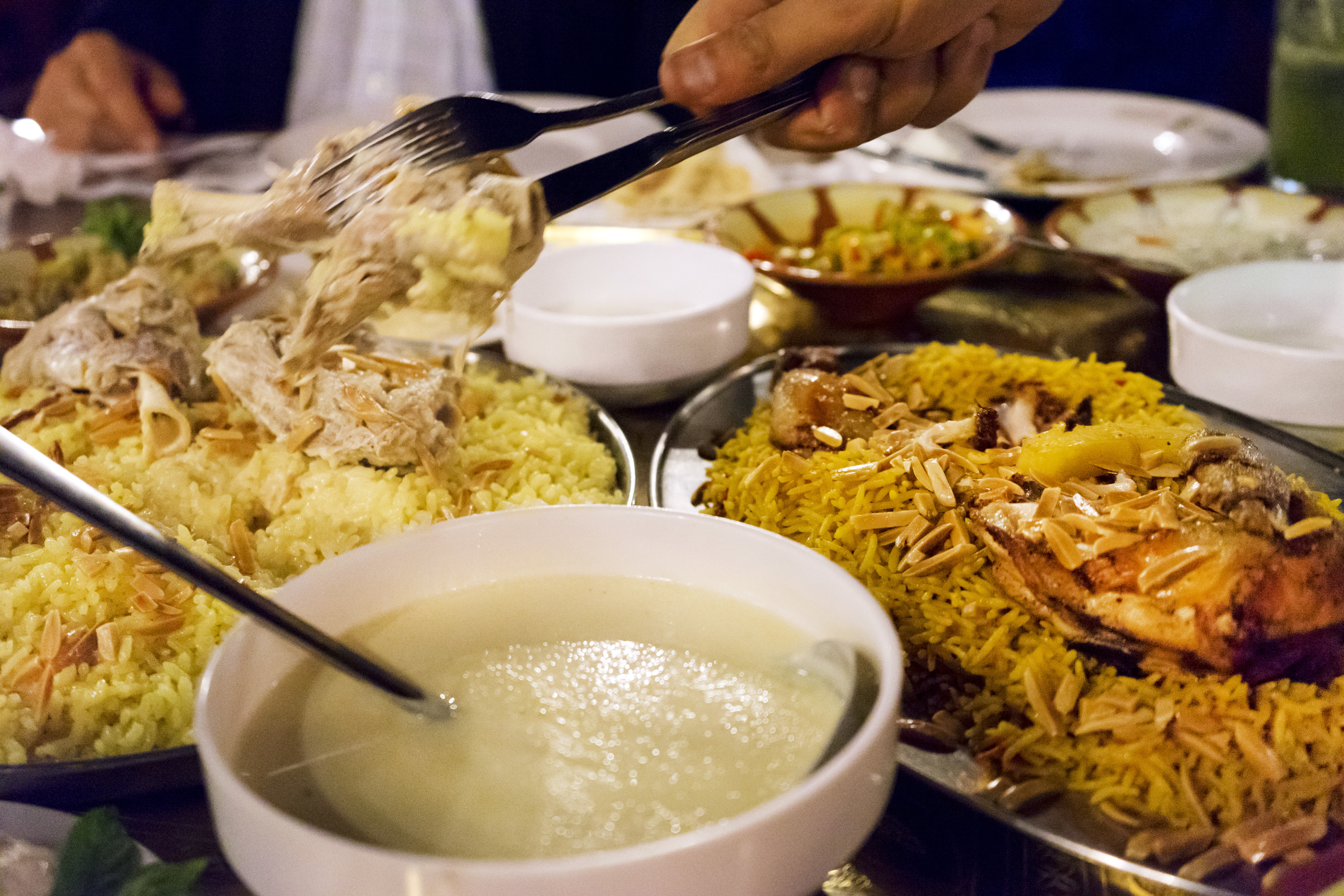 A Table Of Arab Cuisine