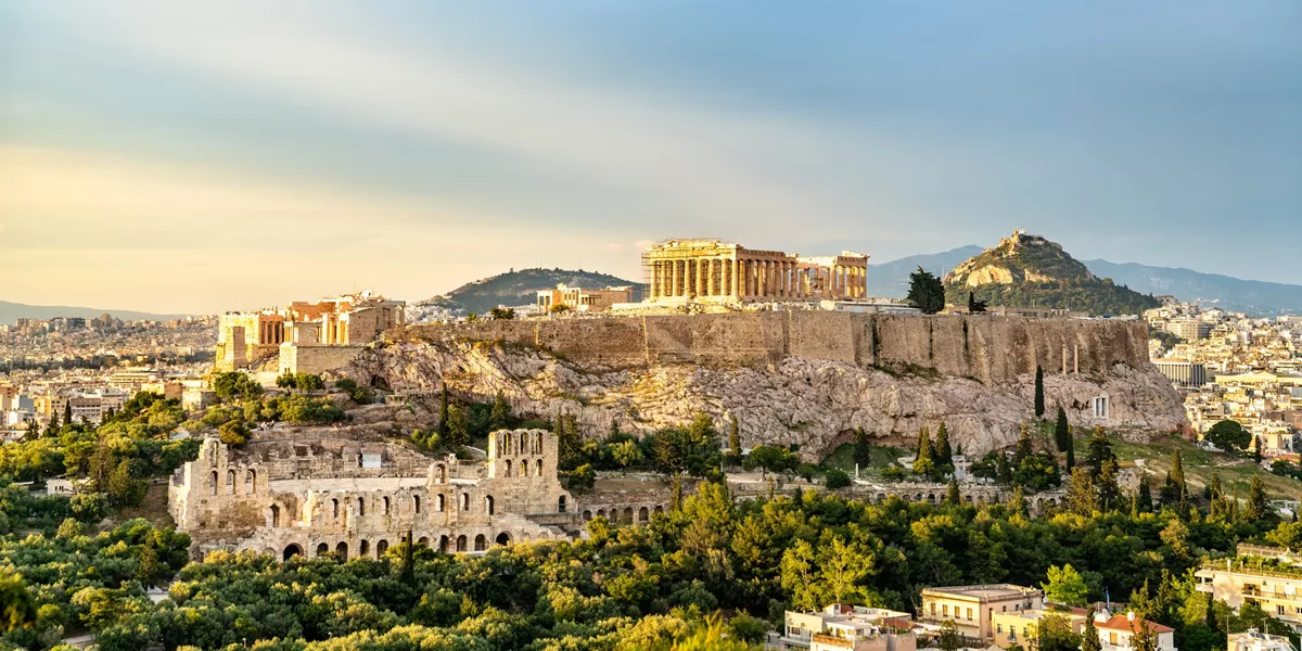 The Acropolis of Athens, UNESCO world heritage site in Athens, Greece