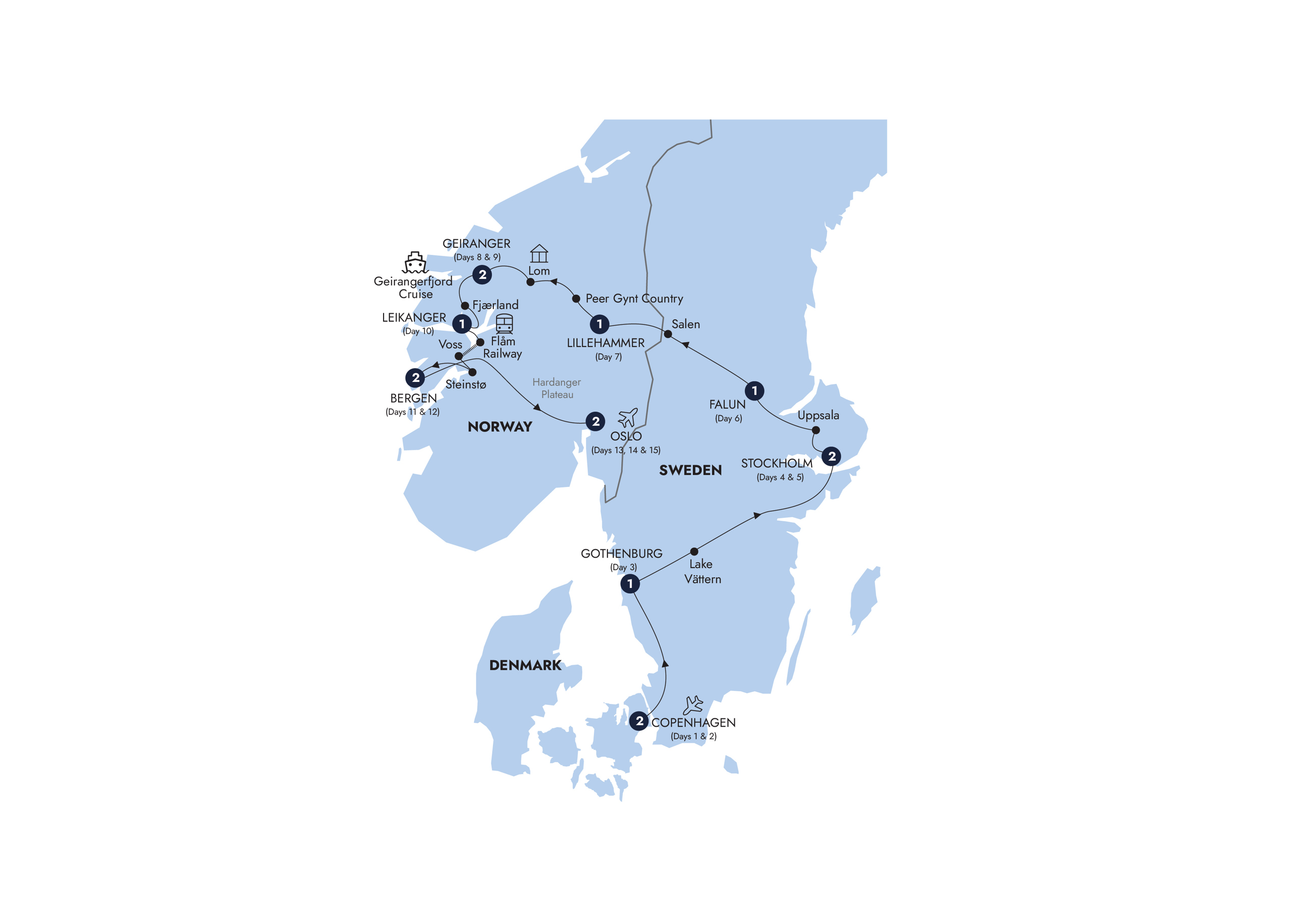 Scandinavia's Fjords & Mountains15 Day Guided Tour