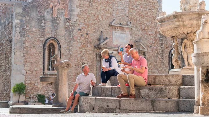 Sightseeing in Taormina, Sicily, Italy