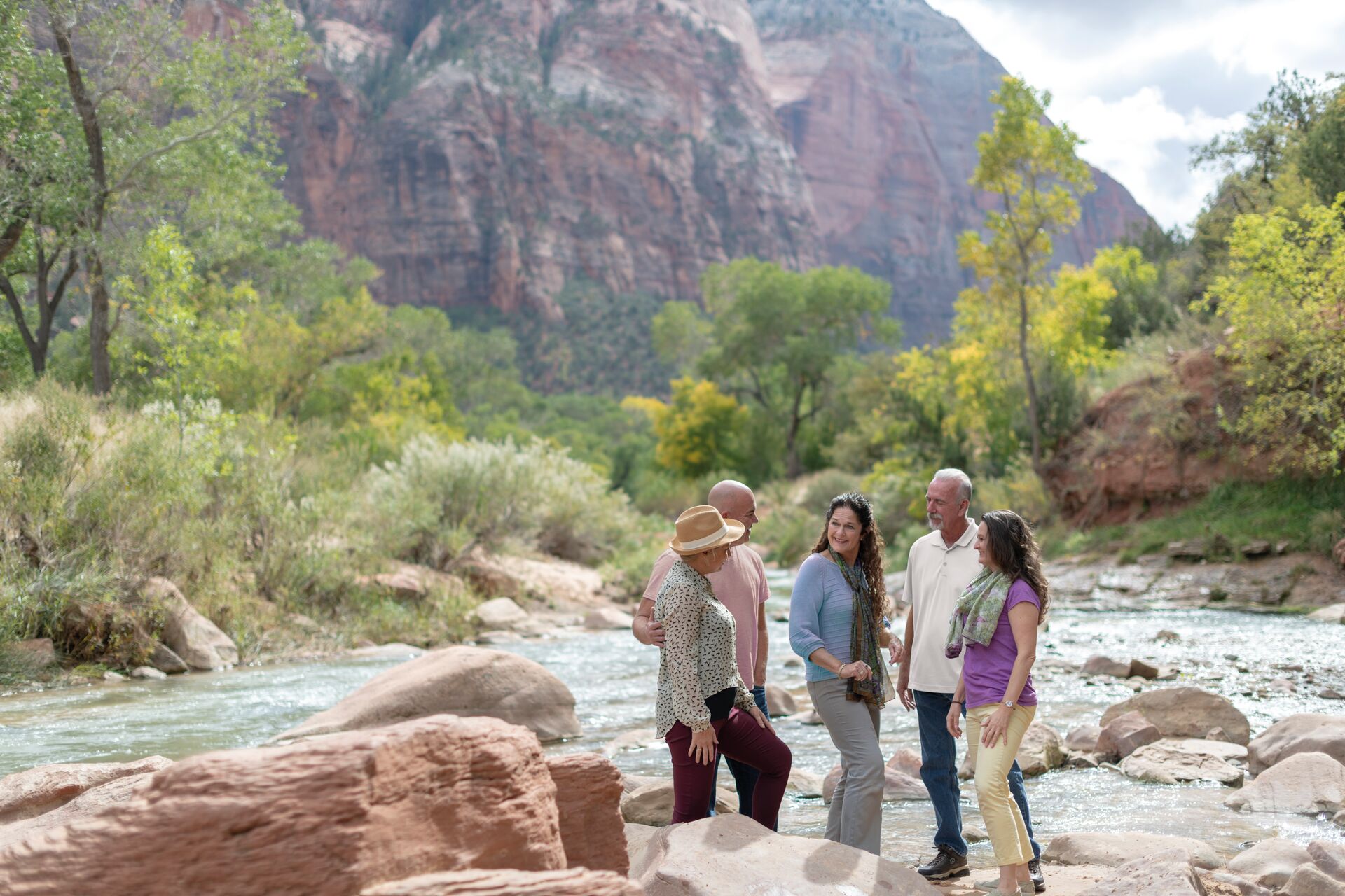 Large Standing By A Stream Zion National Park Utah USA 9 RTD