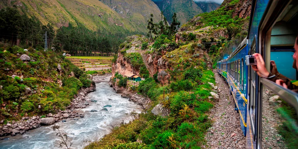 Machu Picchu Train in Peru, South America