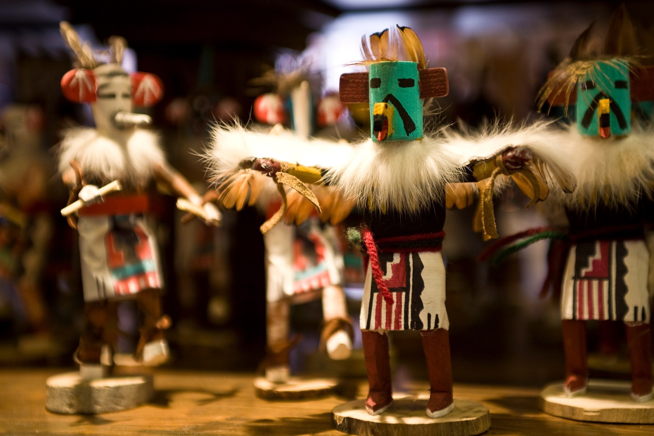 Figurines at the Cameron Trading Post in Cameron, Arizona, USA