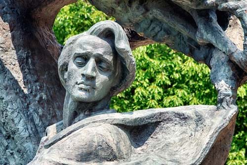 Chopin Statue Warsaw Poland 14