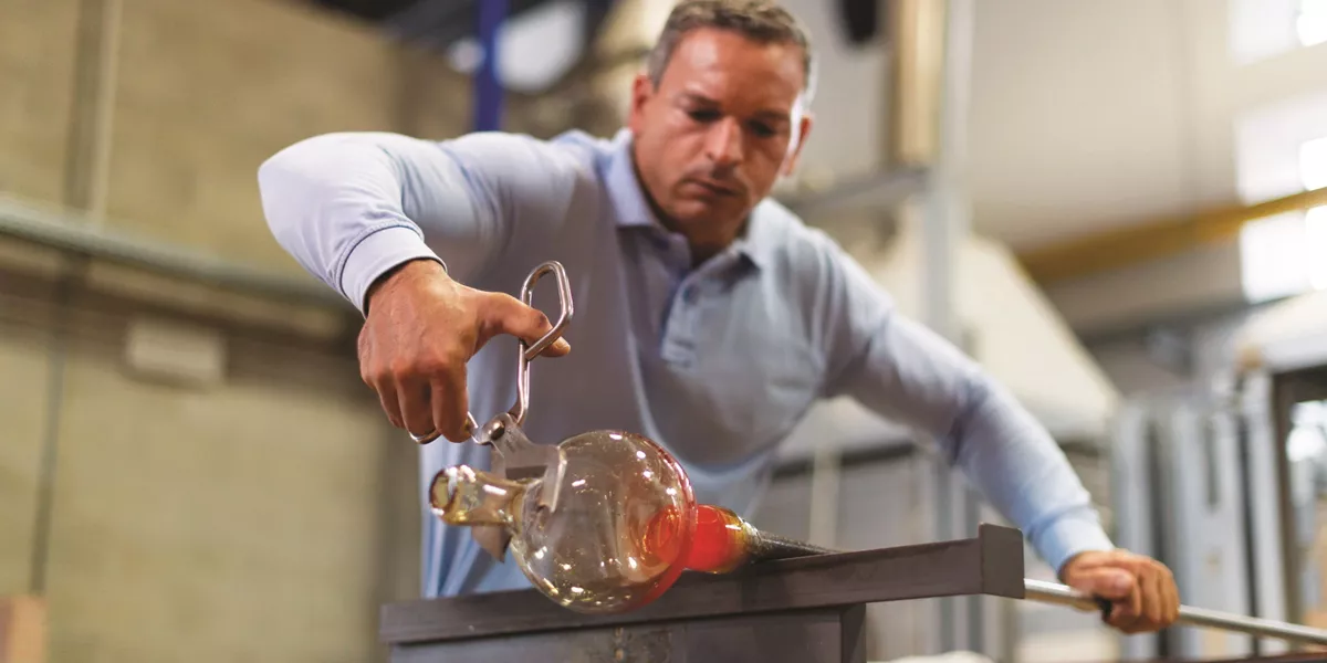 Glassblowing demonstration, Venice, Italy
