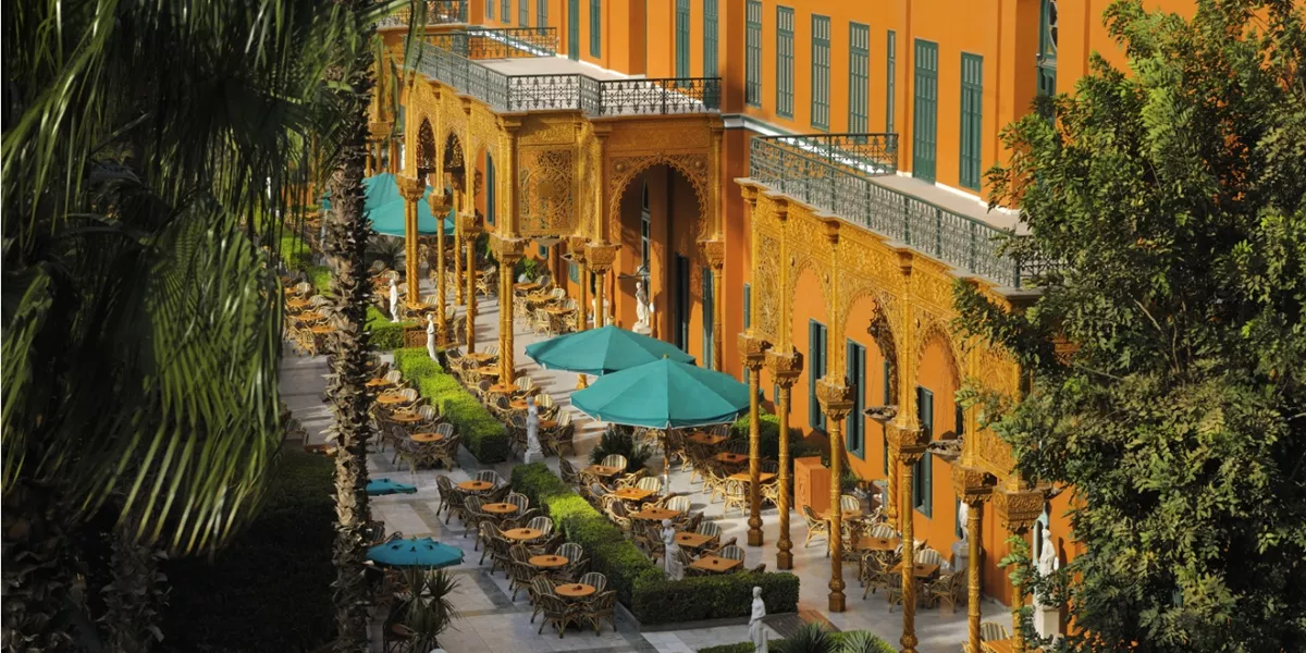 Cairo Marriott Hotel And Omar Khayyam Casino Cairo Egypt Garden Promenade