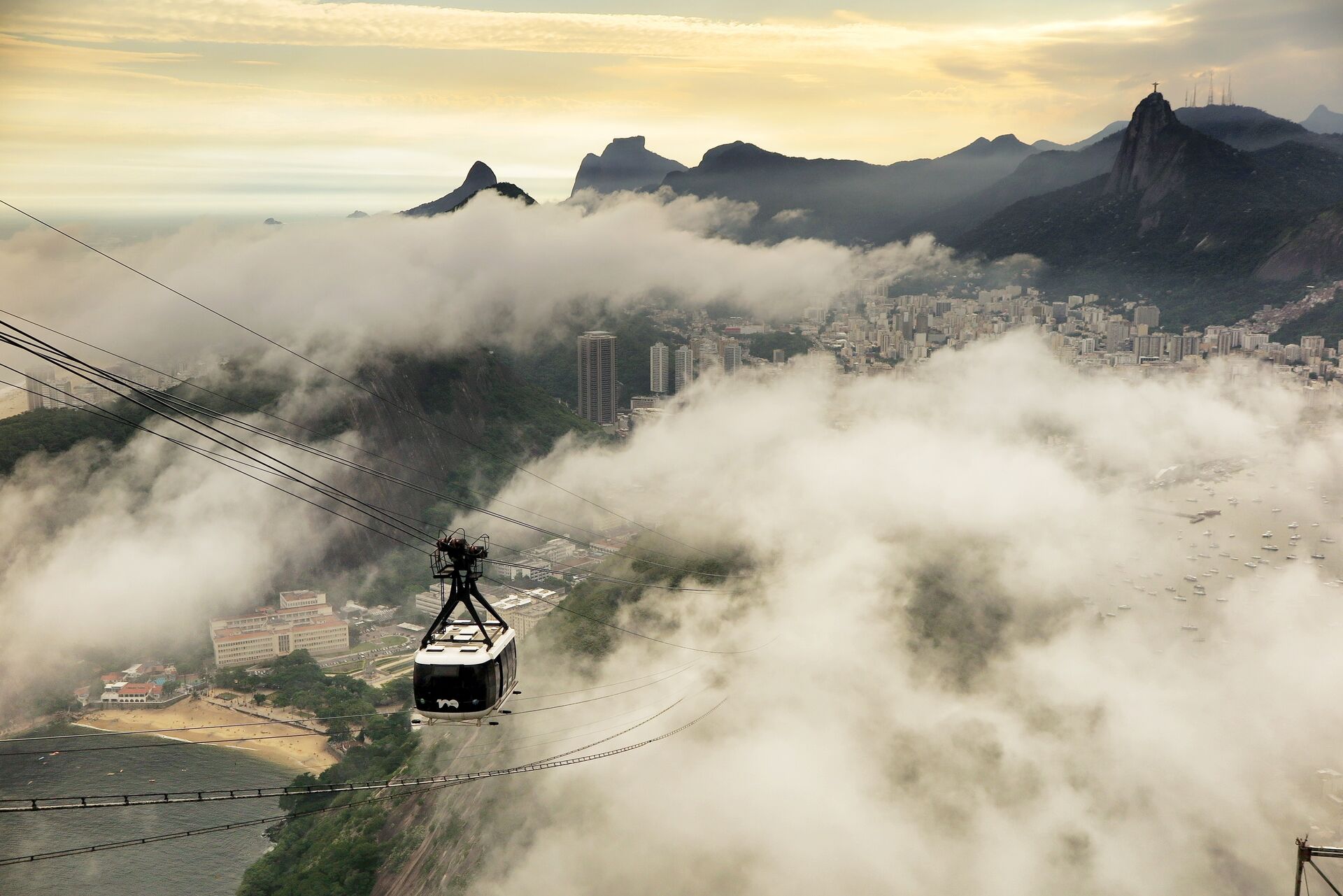 View From Sugarloaf Mountain in Rio de Janeiro, Brazil