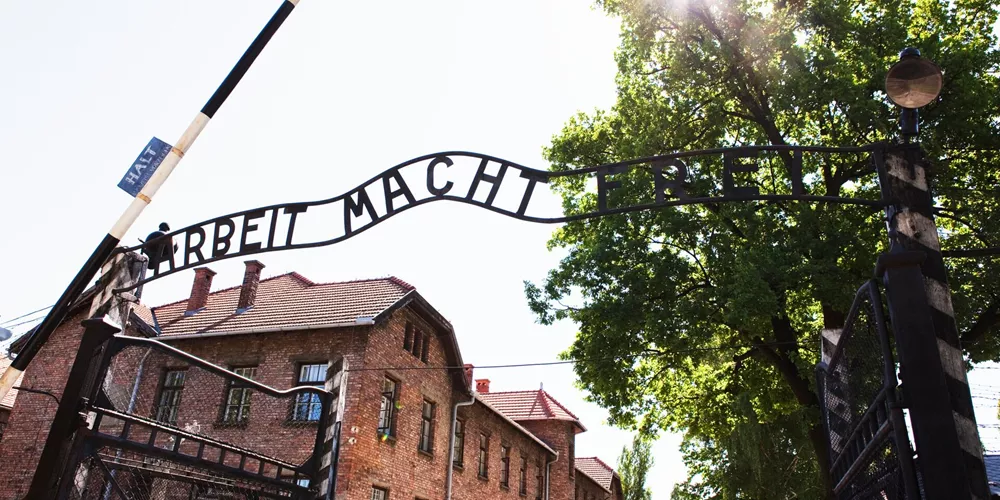 Arbeit Macht Frei Gate at Auschwitz, Poland