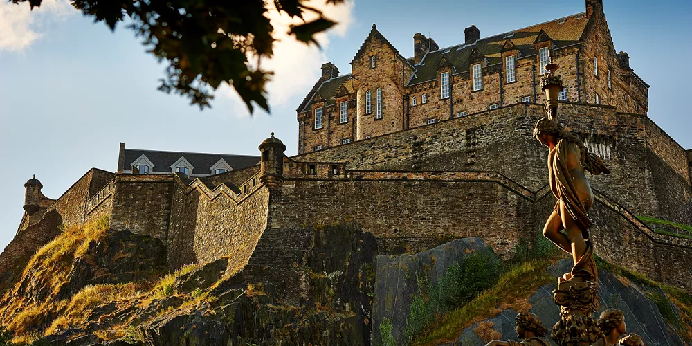 Edinburgh Castle in Scotland
