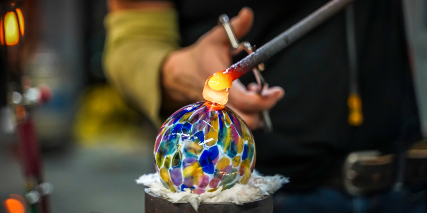 Glass making process