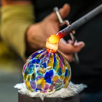 Glass making process