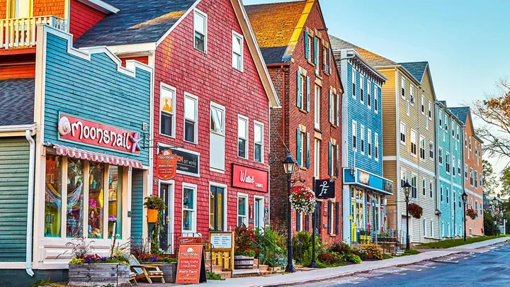 Colourful Shops in Charlottetown, Canada