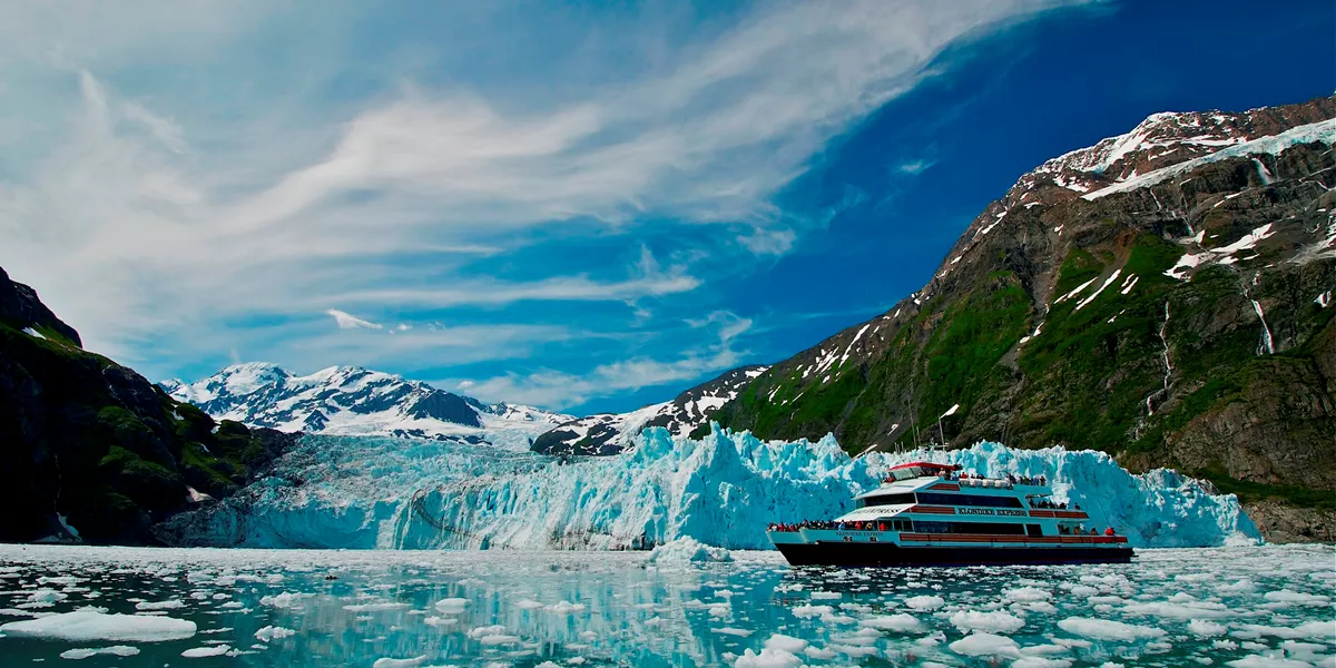 Glacier Cruise at Whittier in Alaska, USA