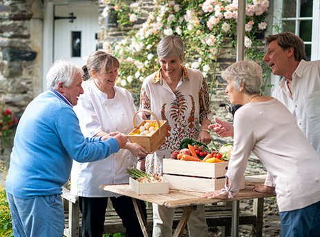 Group of Seniors Discovering Regional Products