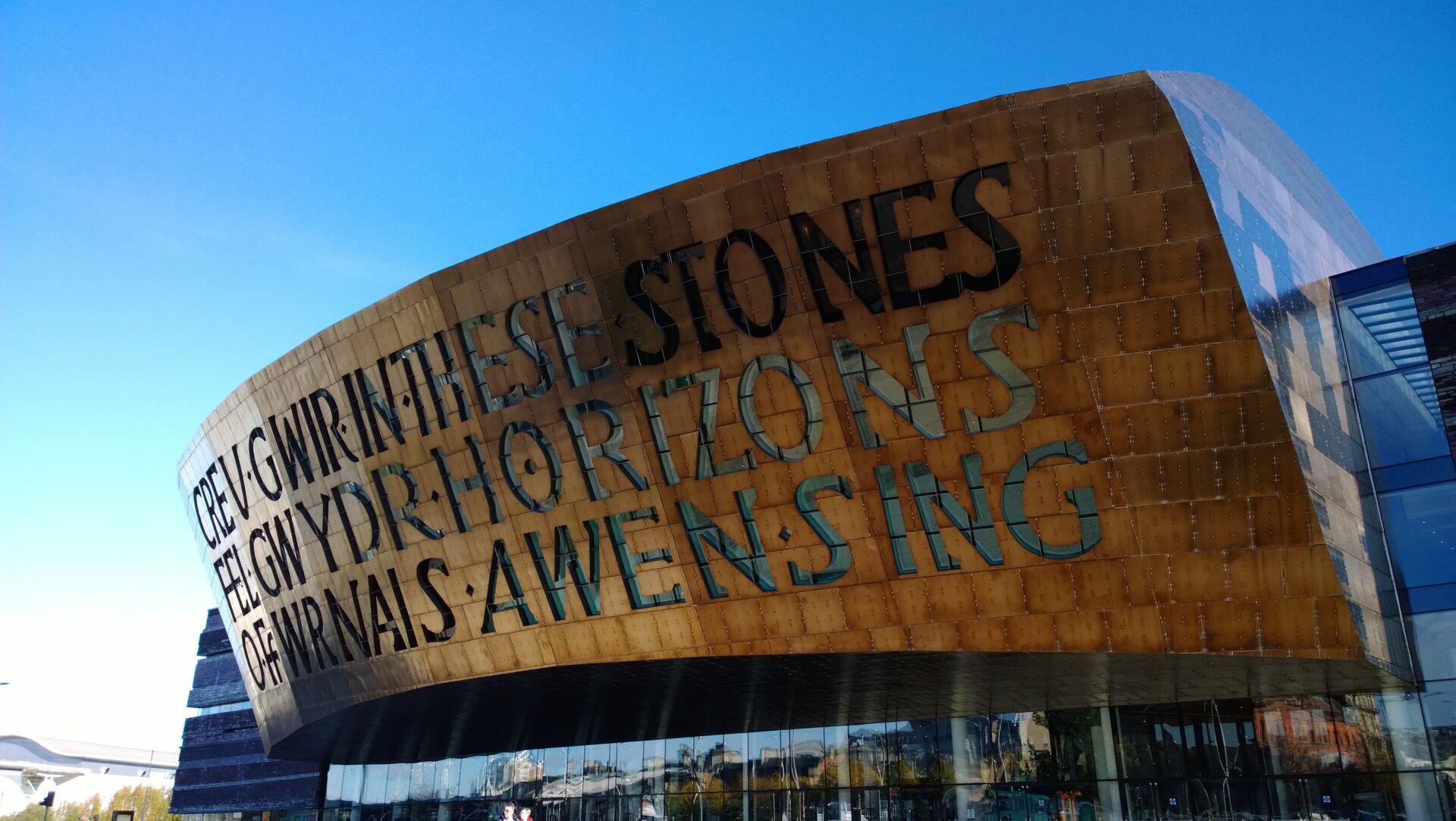 Wales Millennium Centre in Cardiff, Wales, UK