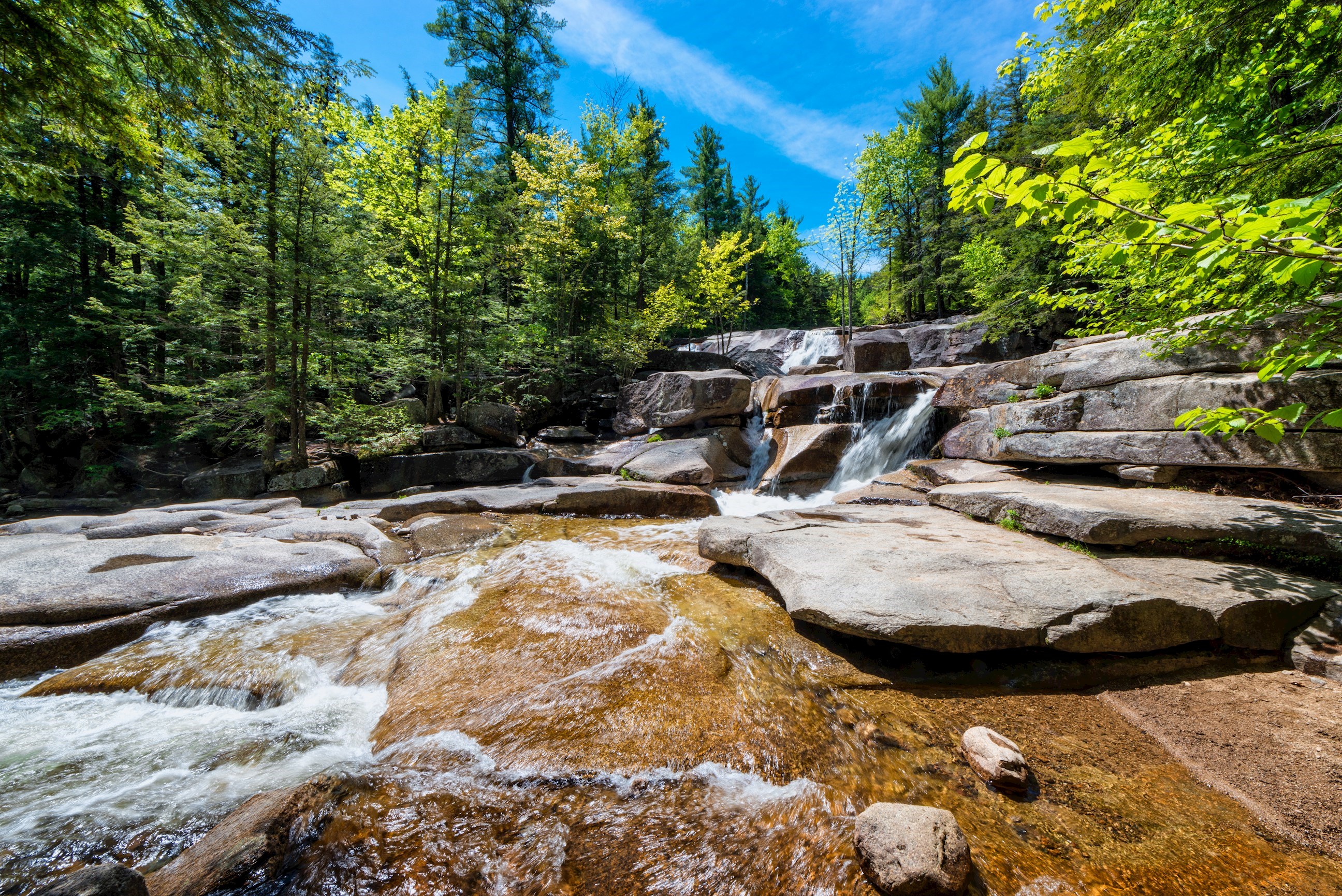 Diana's Baths in Acadia National Park, New Hampshire, USA